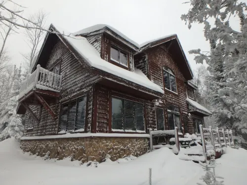 Private beach and nature preserve on Lake Superior and Mineral River.