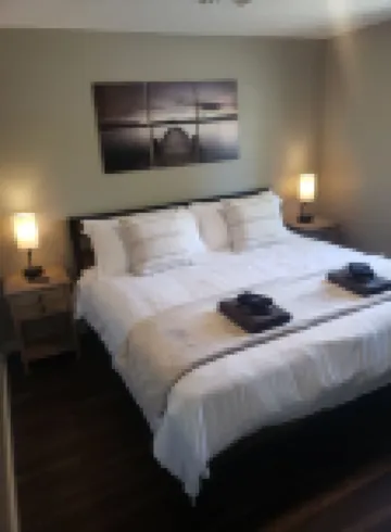 End-unit apartment with spacious lawn