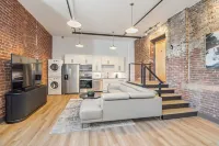 White Lily Luxe Loft nestled within the heart of Knoxville's Old City.