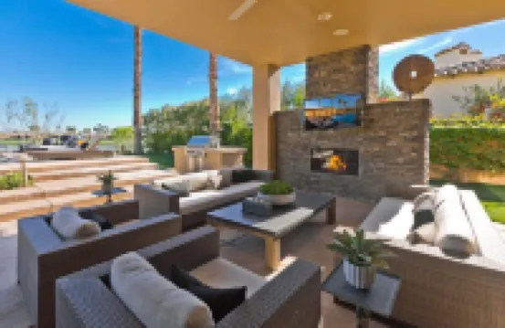 Stunning Contemporary Estate on PGA West w/Spectacular Lake Views Pool & Spa