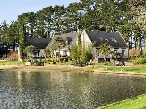 Beautiful outbuilding on property, seafront and golf course