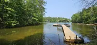 Secluded 3 bedroom retreat on Lake Thurmond/Hill with a private dock.
