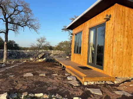 Cedar Haus on small farm near downtown