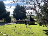 Central Scotland Country Side with Outdoor BBQ Hut