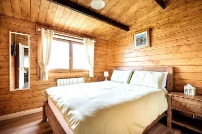 Private luxury log cabin with hot tub and stunning views!