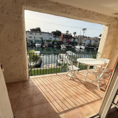 Exceptional view, sunny terrace - best location in Port Grimaud