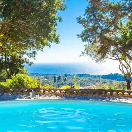 Villa Nionios Large Private Pool Walk to Beach Sea Views A C Wifi - 1033