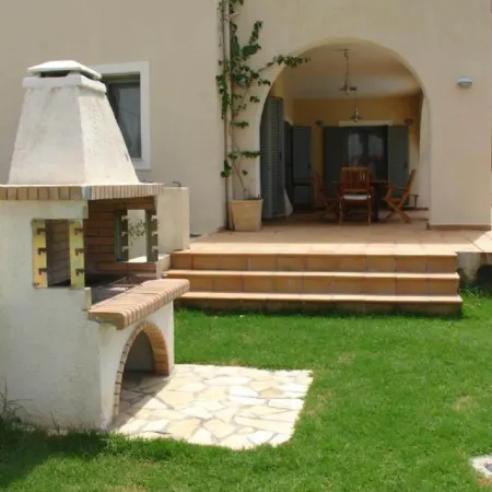 Villa Katerina Large Private Pool Walk to Beach Sea Views A C Wifi Car Not Required - 1021