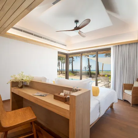 Luxury Beachfront Villa Phuket Private Pool Full Staff at Natai Beach