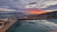 Sunset Shoreline Saranda - Sea View - Free Private Parking - Pool - Rooftop Pools