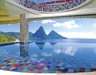 Jade Mountain - Pools