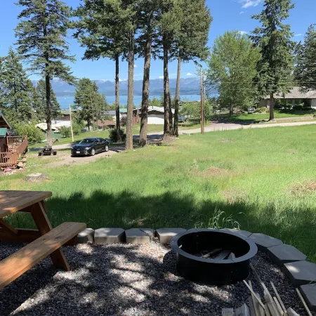 One bedroom cabin located about two blocks from Flathead Lake and the public bea