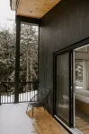 Scandinavian Cozy Cabin in the Woods