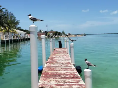 Steps from beach and infinity pool, Golf Cart Optional Hoteles en 