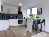 Zentrales Apartment mit Kostenlosem Parkplatz. Haustierfreundlich!