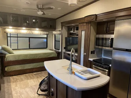 Spacious Palapa half a block of waterfront.