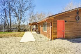 Riverfront Covington Cabin w/ Deck & Fire Pit!