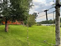 Welcome to Shangri-Lodge Your 2 cabin retreat on a family friendly lake.