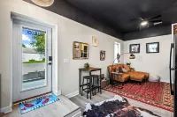 An upscale retreat across from the beach
