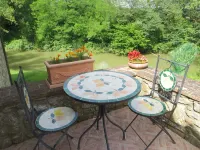 Rustikale Villa mit Pool direkt am Tiber gelegen