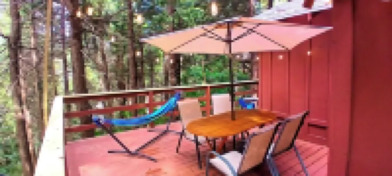 1940s Storybook Knotty Pine Cabin in Crestline, Absolute Privacy