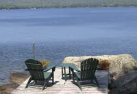 Branch Lake, lakefront cottage in the woods, Ellsworth ME - 3-Star