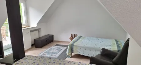 New, quiet apartment with roof terrace surrounded by greenery in Solingen-Gräfrath