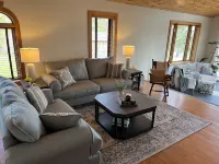 Stay at our cozy pet friendly River Retreat on the banks of the Seneca River.
