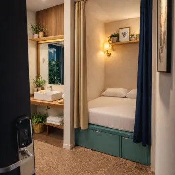 Beds in Garden Hostel Sdn Bhd