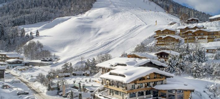 Suite 2 SZ IR-Sauna&Wellnessbereich Hotéis em Saalbach