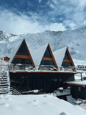 Pyramid Kazbegi Apartments Hotels near Gudauri Gondola "Ghandi"