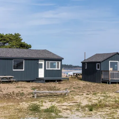 Driftwood Oceanfront Cottage at Popham Beach  Spectacular views from every room