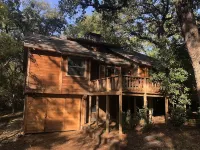 Cedar Cabin on Stilts with 2 decks in the Trees by Lake Lewisville