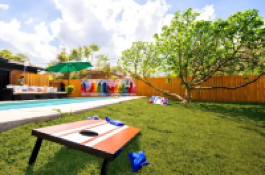 Centrally Located with Private Pool, King Beds, Game Room, Bmt Grads, & Backyard