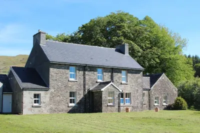 On a private hill farm estate. Set in stunning scenery close to the coast.