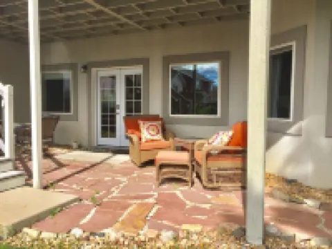 Spread out in a large,1600 sq foot comfort suite 1 bedroom plus additional nook