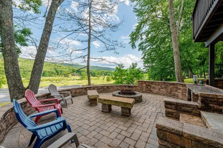 Walk to Bedford Springs from the "Round House" with an Amazing Golf Course View!