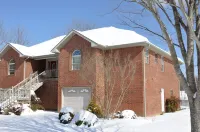Private home on the bank of the White River