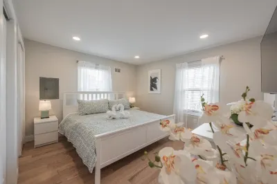 Sunny Downtown 2BR w/ Parking Hotel di 