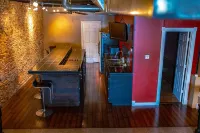 3 Bedroom 2 bath. Living space and kitchen.