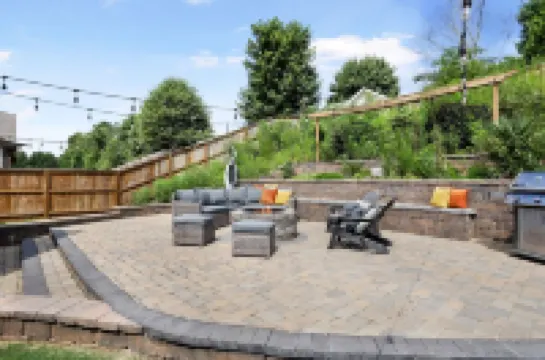 Large luxe home with gorgeous outdoor spaces and hot tub