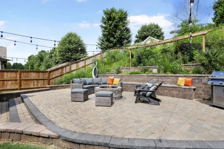 Large luxe home with gorgeous outdoor spaces and hot tub