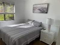 Close to beach! Family-sized home with pool and hot tub.