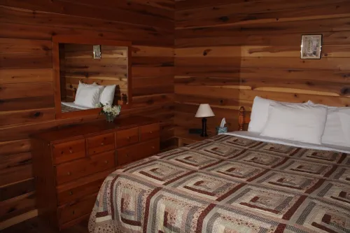 Jackson Cabin is a beautiful 3-bedroom, 2-story log cabin!