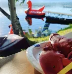 Every window has a spectacular lake viewLow fees Hotels in Wayne