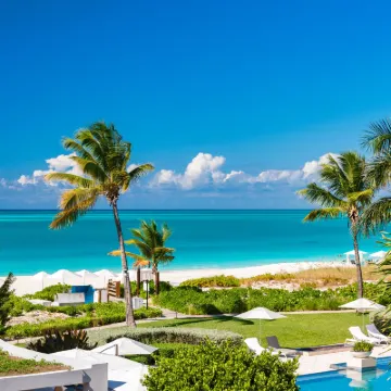 Grace Bay Club Hotels near Turks and Caicos Map Mural