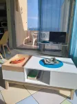 Beautiful apartment facing the sea. Balcony, plus huge terrace, very nice view.