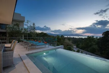 รูปภาพของออร่าวิลล่า 3 ห้องนอนพร้อมวิวทะเล SDV009 บาย สมุยดรีมวิลล่า