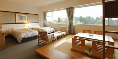 コンフォートガーデンビューツインルーム(畳スペース付)(禁煙) ホテル花月園の写真