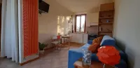 Colorful apartment on the 1st floor of a farmhouse among the olive trees 3 km from the sea